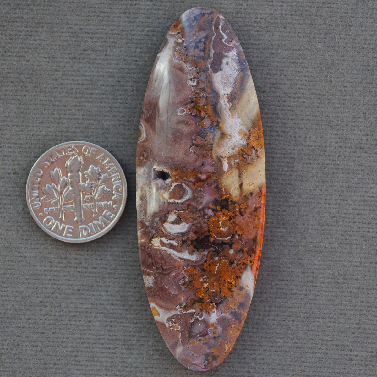 Agate, Rivera Plume agate, Natural