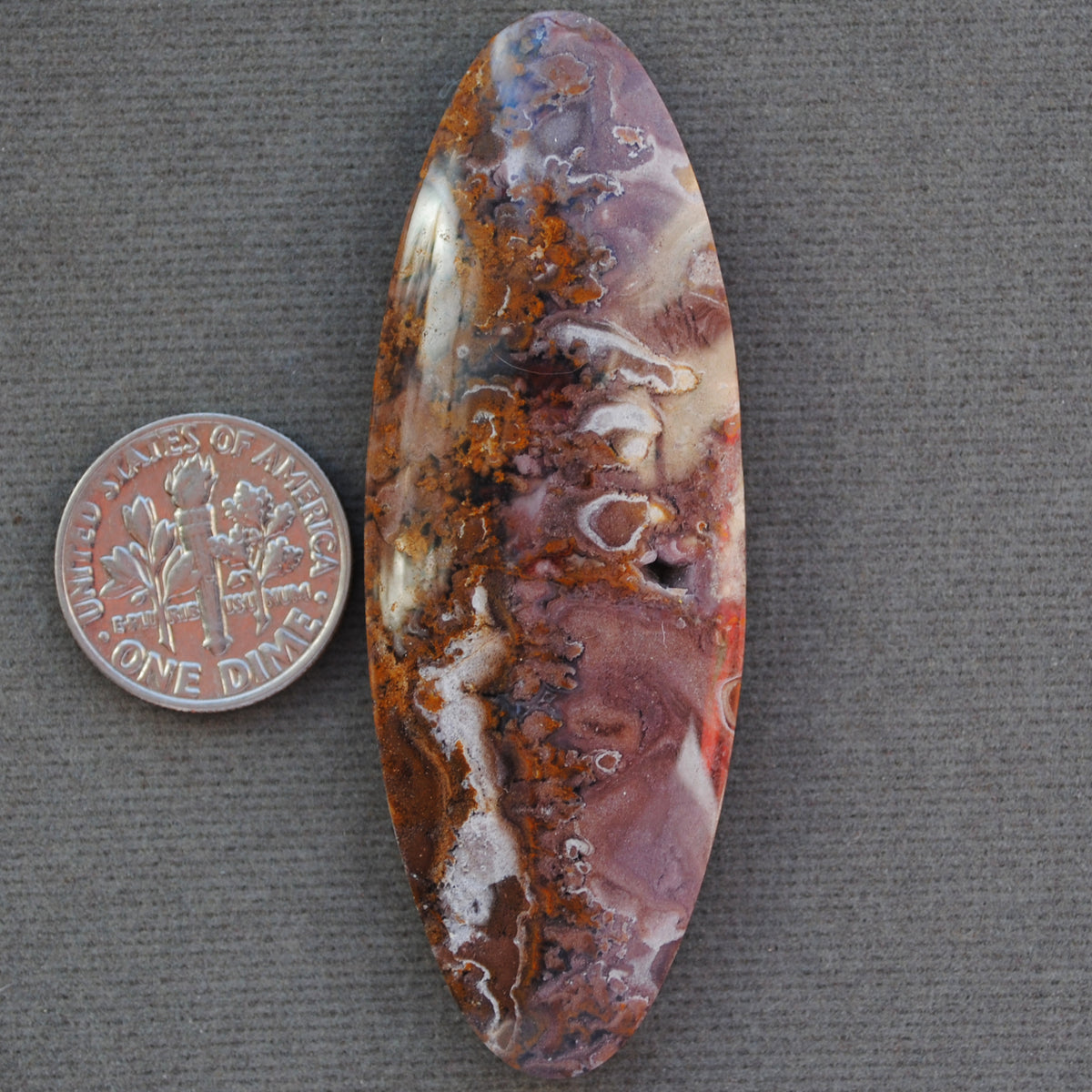 Agate, Rivera Plume agate, Natural