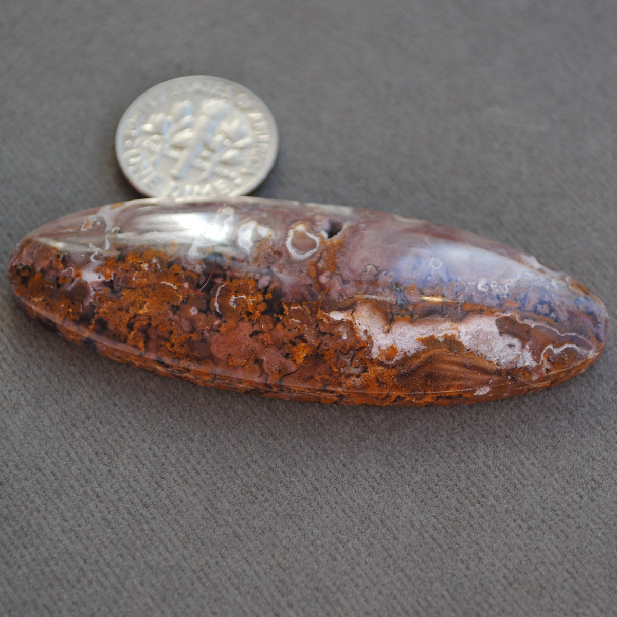 Agate, Rivera Plume agate, Natural