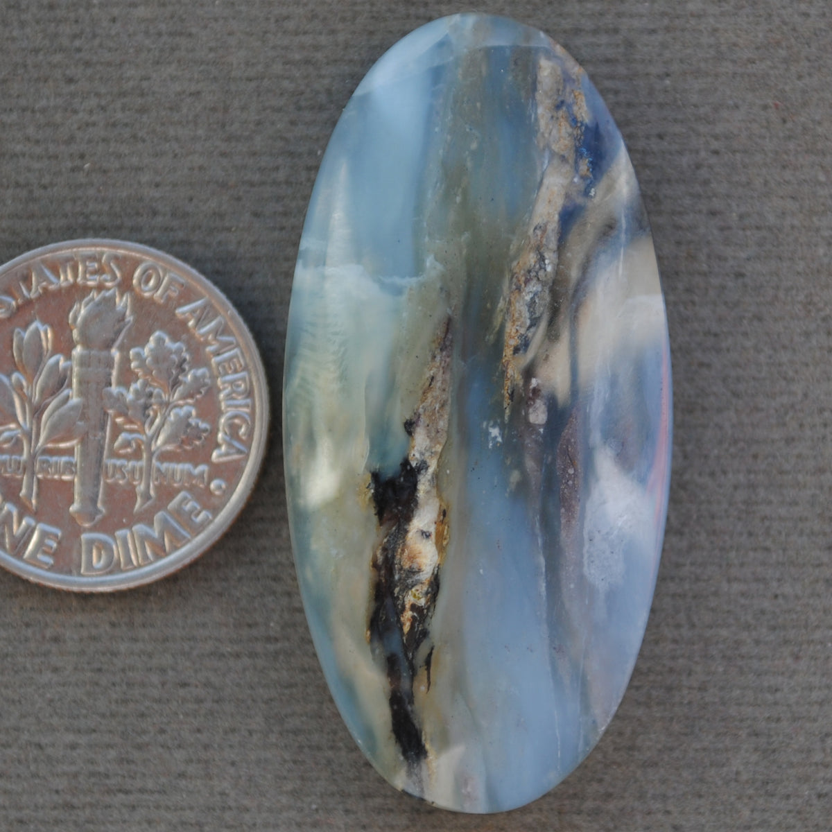 Opal, Peruvian Blue Opal