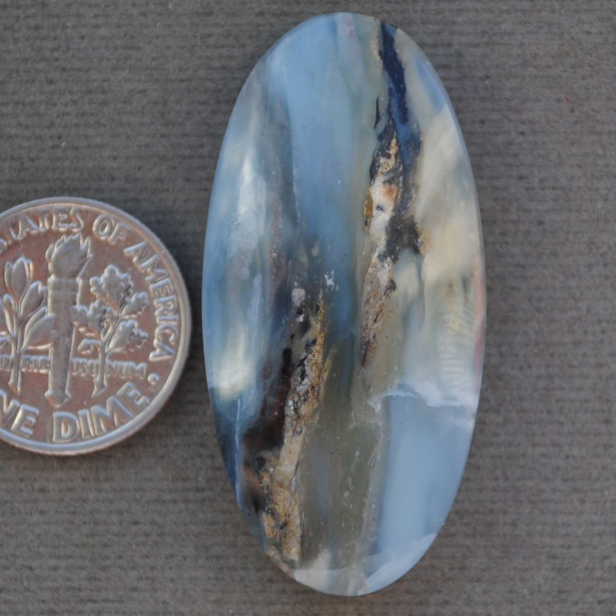 Opal, Peruvian Blue Opal