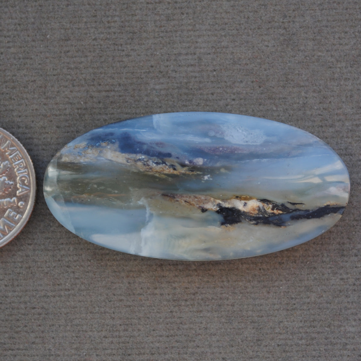 Opal, Peruvian Blue Opal