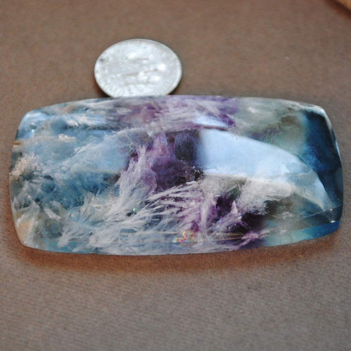 Ocean Plume Fluorite, Natural