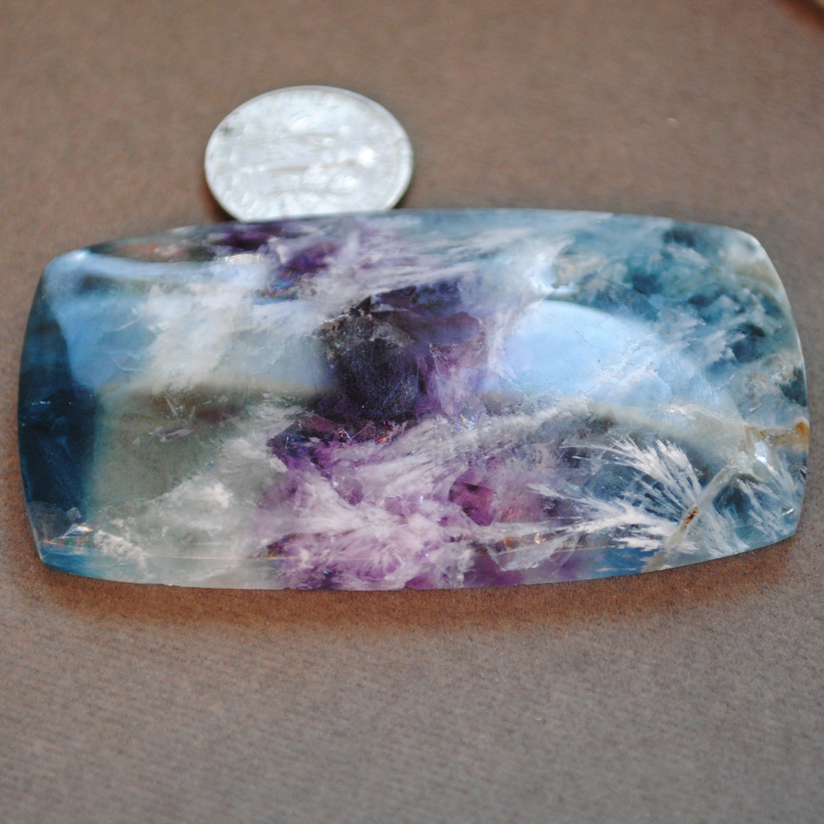Ocean Plume Fluorite, Natural