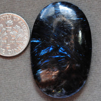 Anthophyllite, in garnet