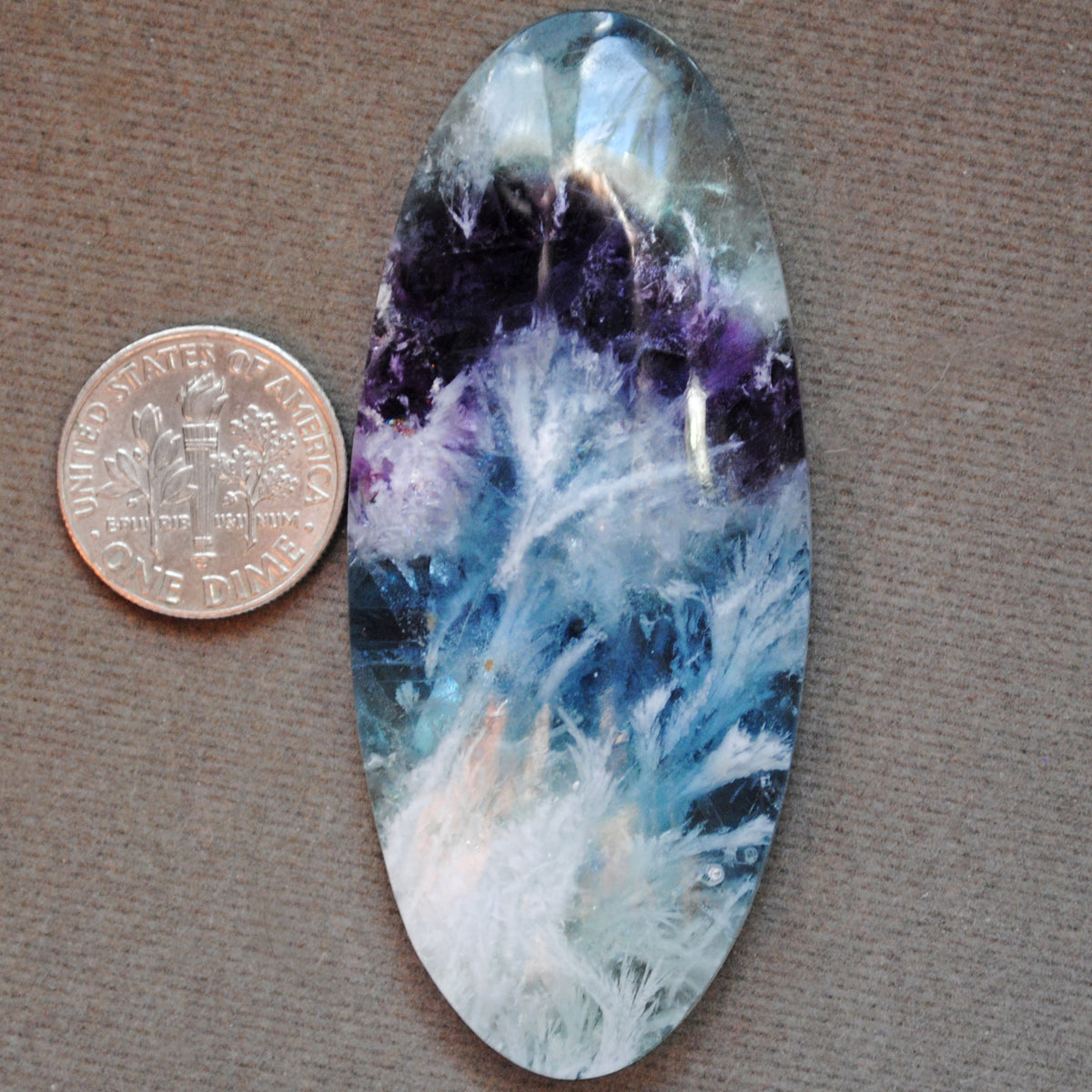 Ocean Plume Fluorite, Natural