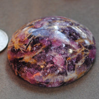 Tourmaline, In Quartz with Lepidolite