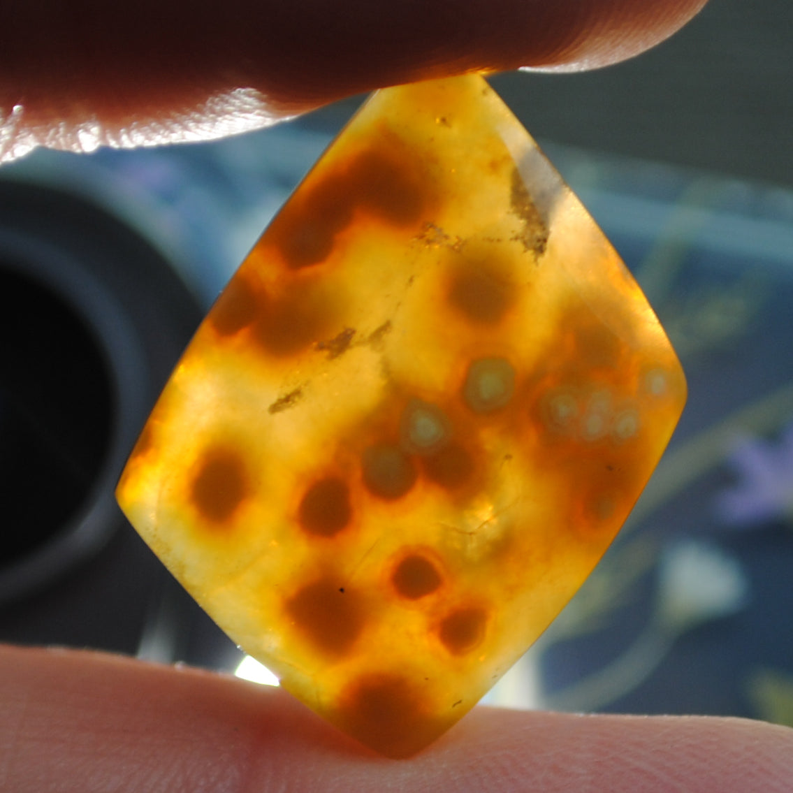 Agate, Orbicular translucent agate, Goosebump Agate