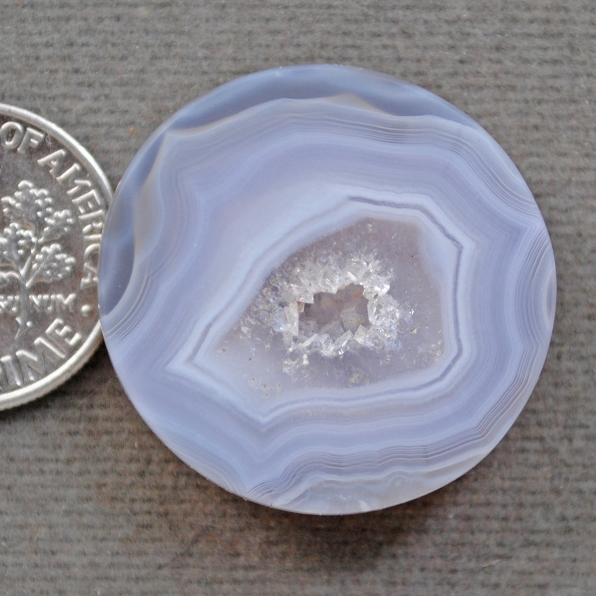 Agate, Chalcedony, Purple Banded
