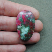 Thulite, Red and Green, Rose Garden Thulite