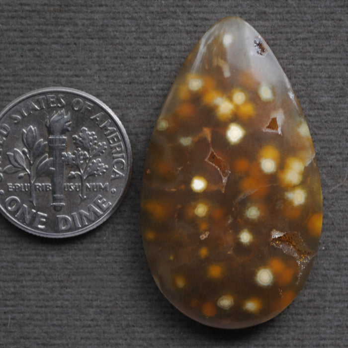 Agate, Orbicular translucent agate, Goosebump Agate
