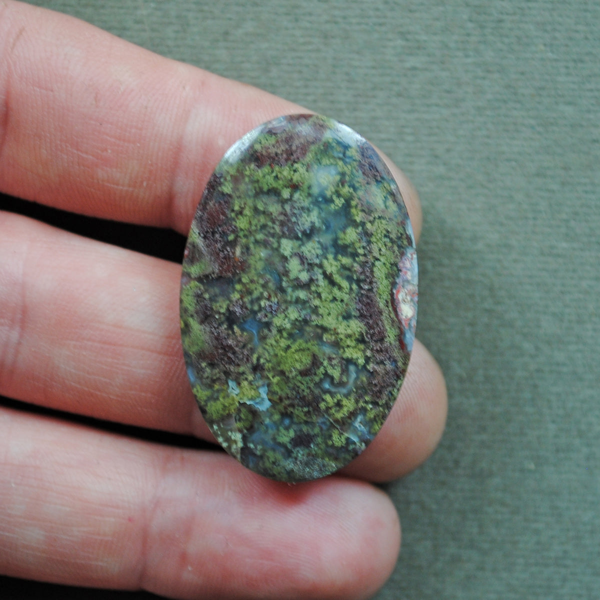 Agate, Moss Agate, Natural