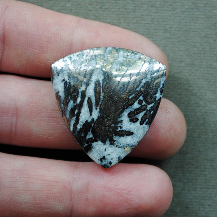 Metals, Nicoline, Native Dendritic Nickoline in quartz