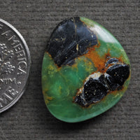 Variscite, Blue Fern, Natural