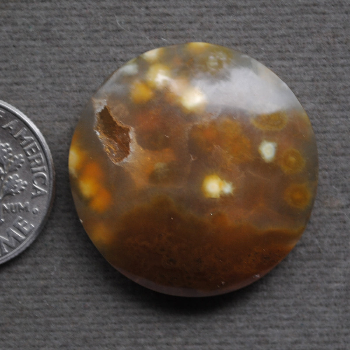 Agate, Orbicular translucent agate, Goosebump Agate
