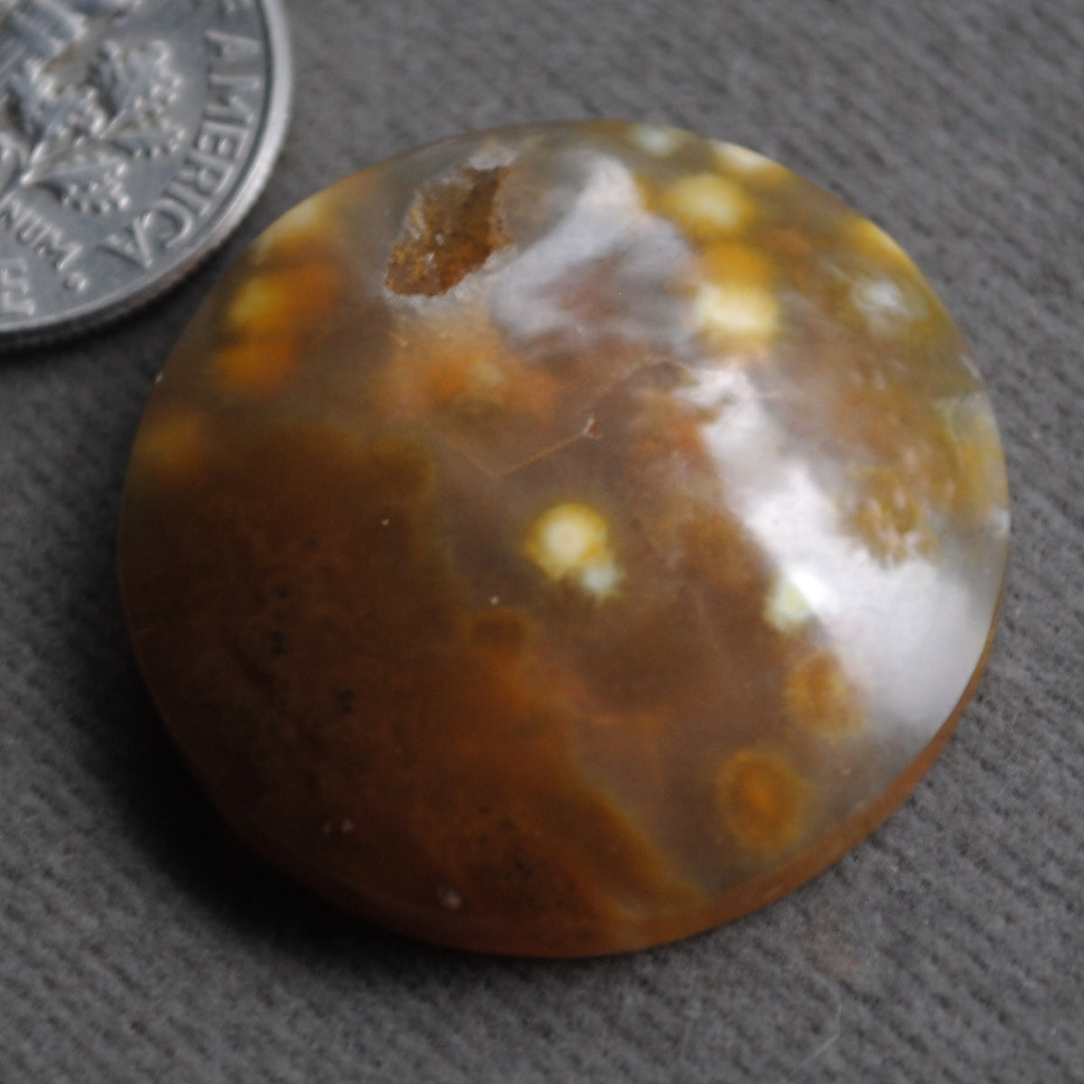 Agate, Orbicular translucent agate, Goosebump Agate