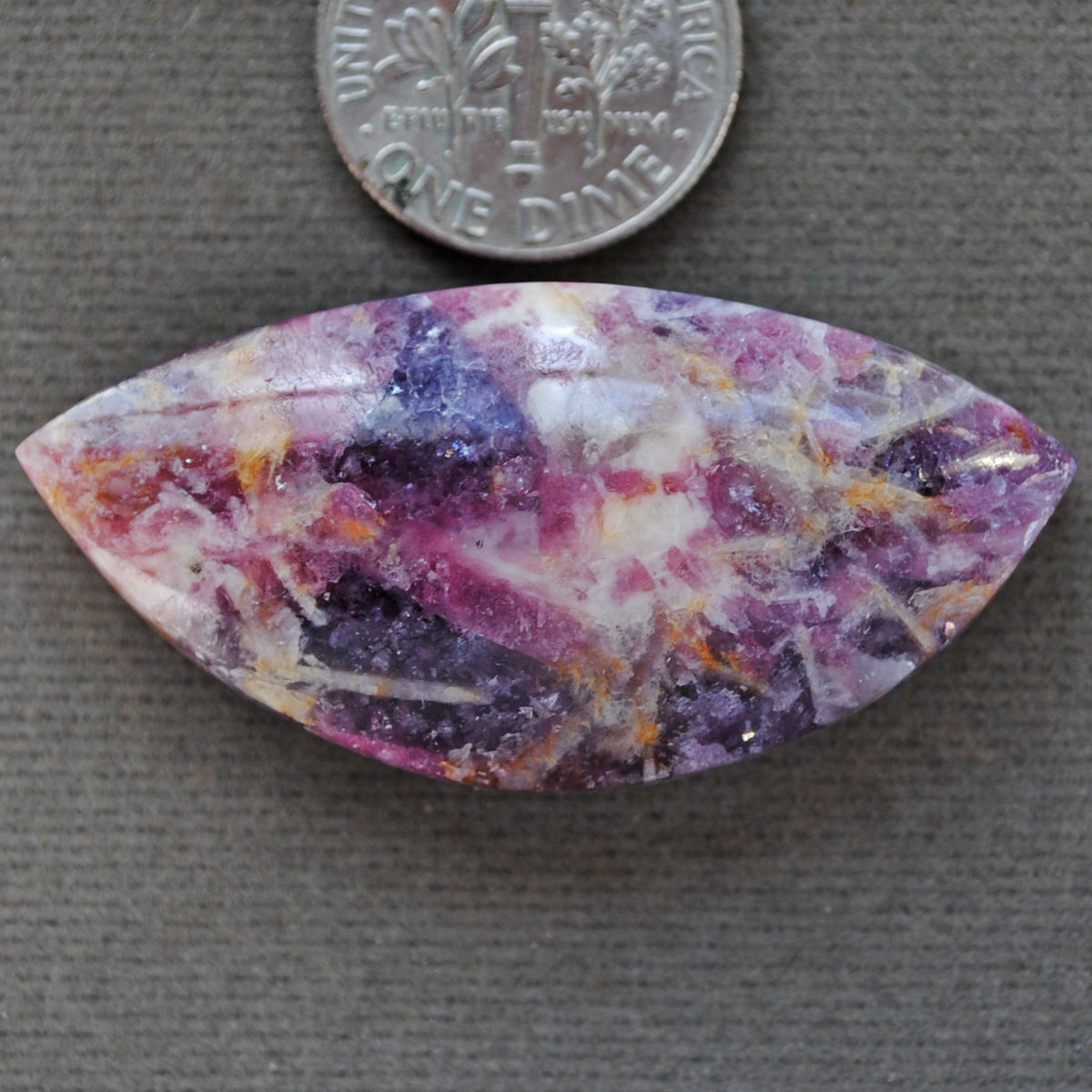 Tourmaline, In Quartz with Lepidolite