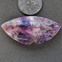 Tourmaline, In Quartz with Lepidolite