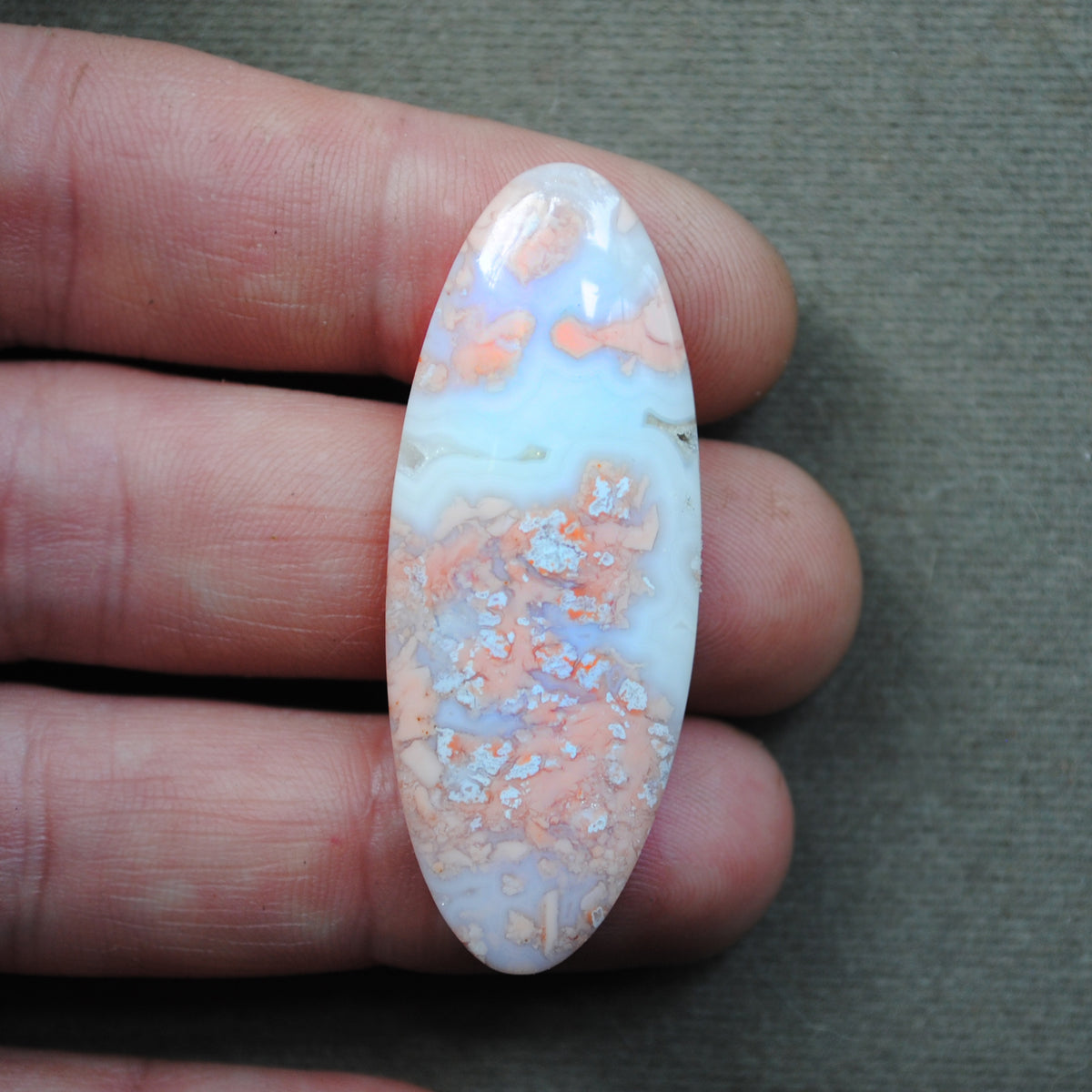 Agate, Cotton Candy Agate, Natural