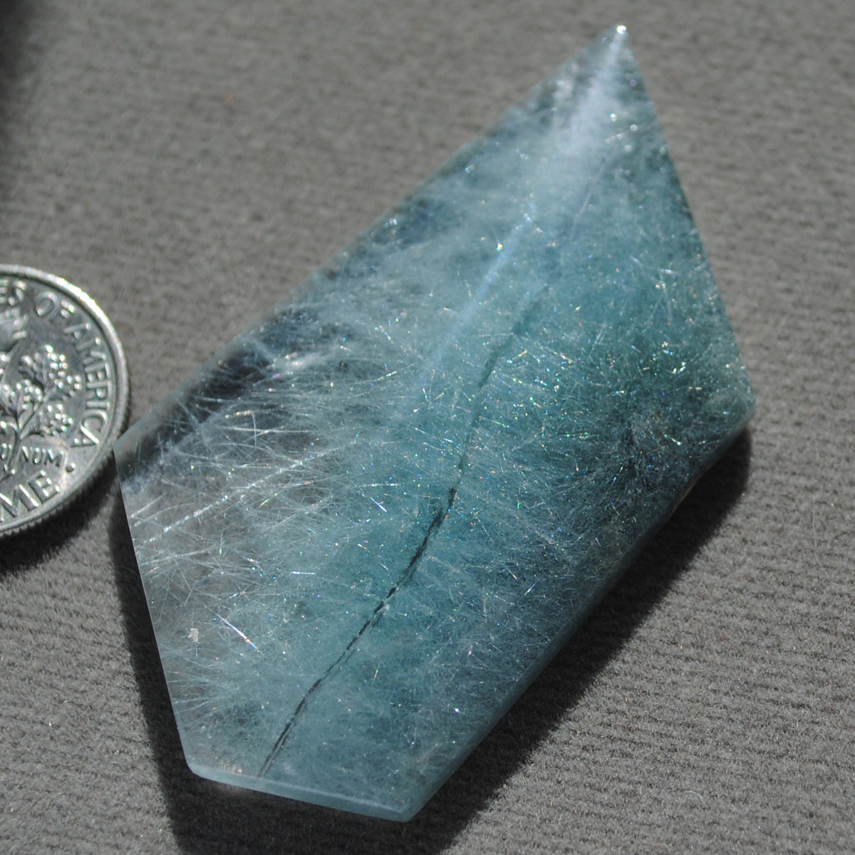 Quartz, Blue Tara Quartz, Blue Rutilated Quartz