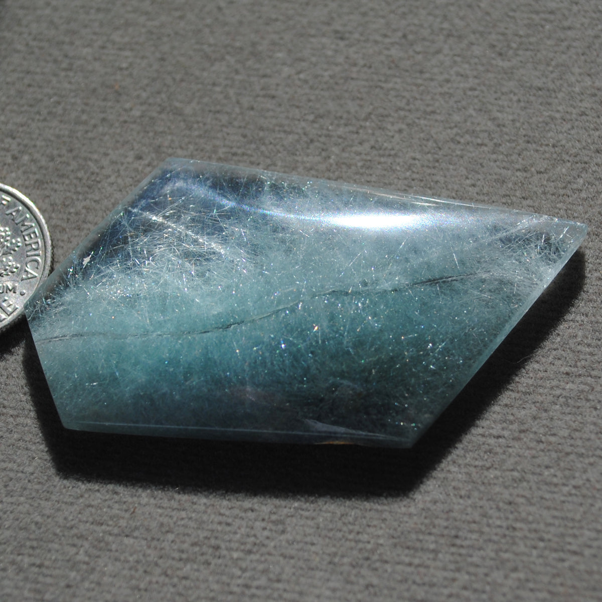 Quartz, Blue Tara Quartz, Blue Rutilated Quartz