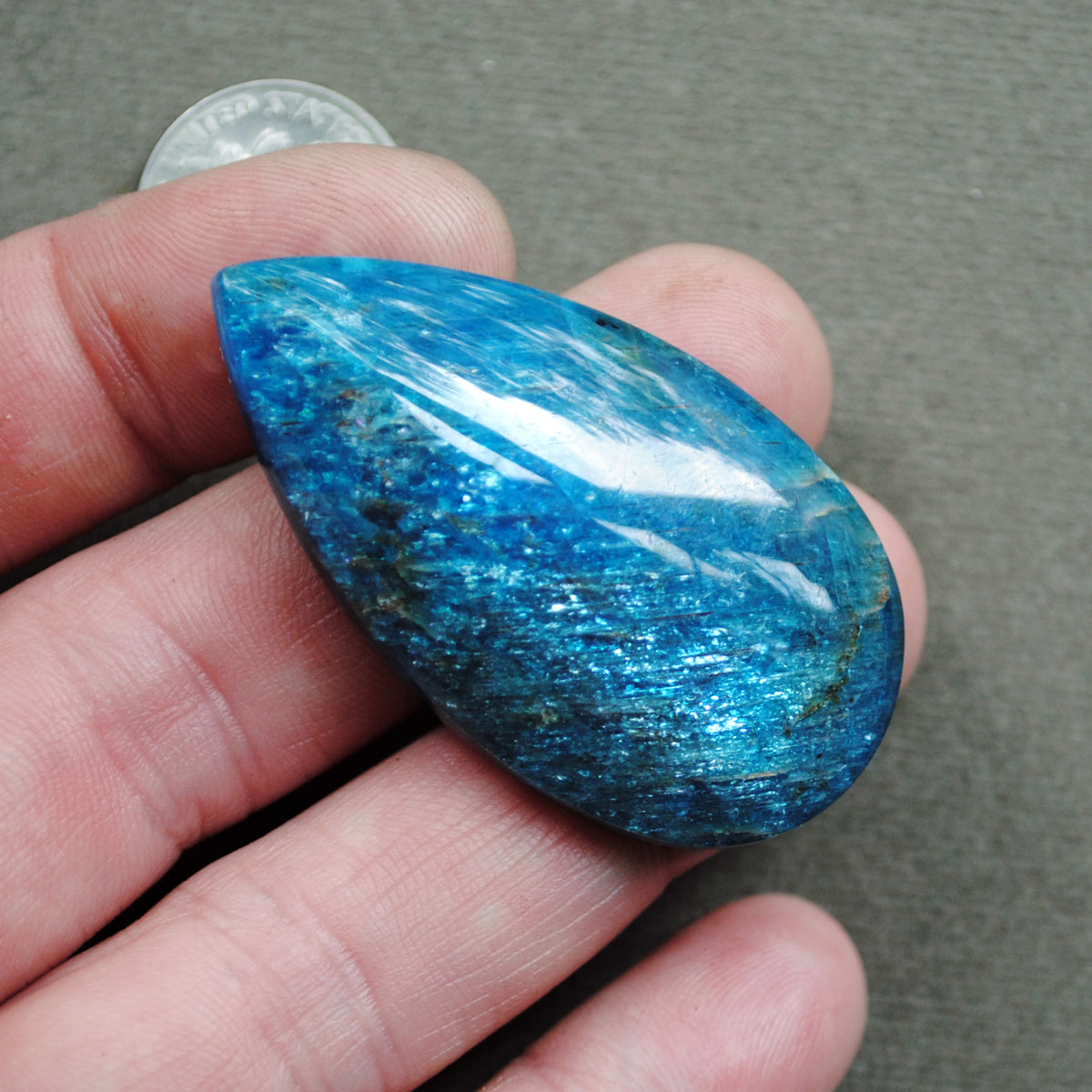 Apatite, Bright Blue, Flashy!
