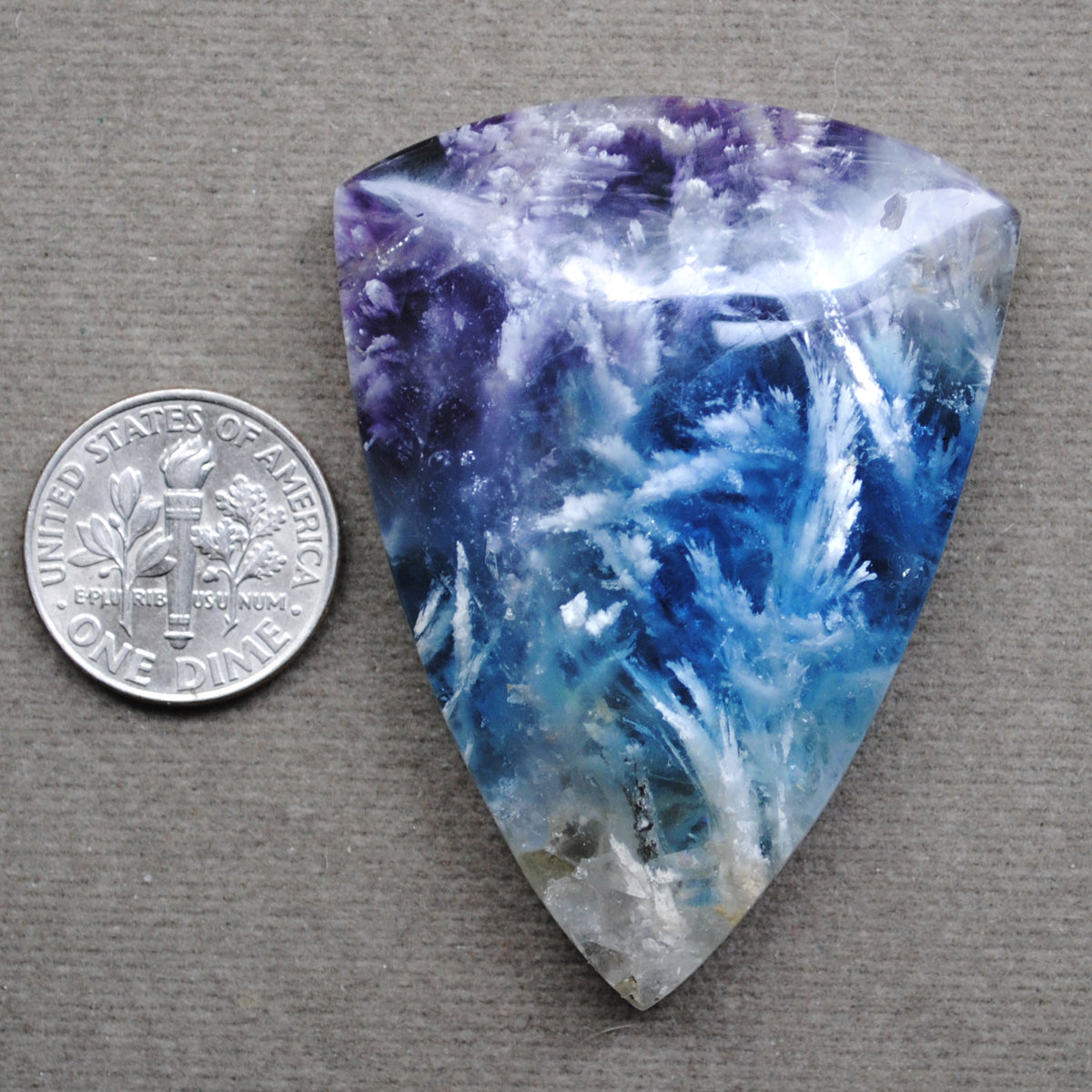 Ocean Plume Fluorite, Natural