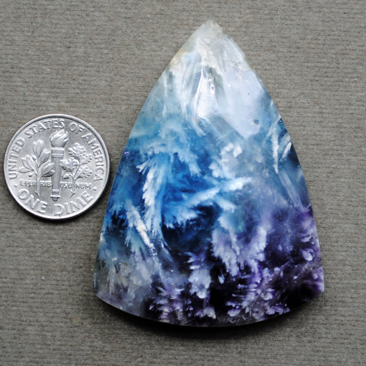 Ocean Plume Fluorite, Natural