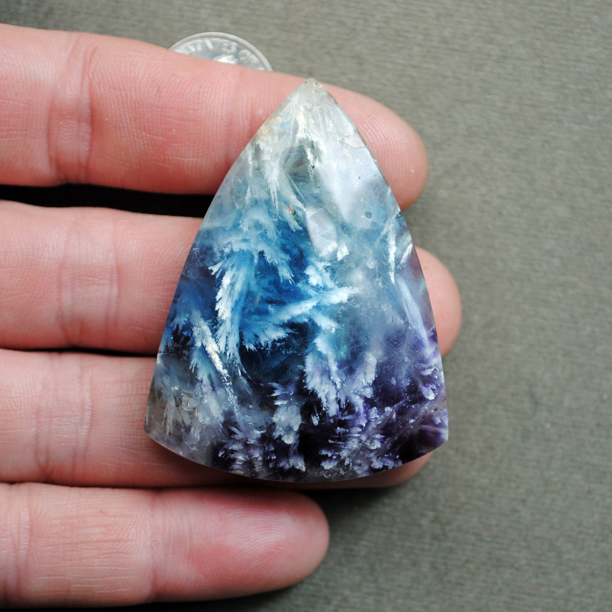 Ocean Plume Fluorite, Natural