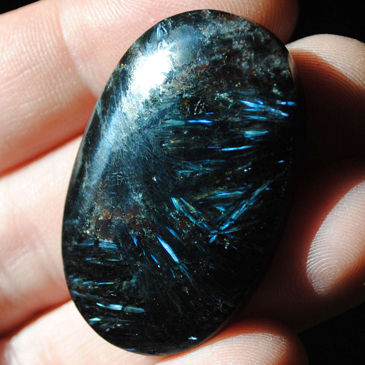 Anthophyllite, in garnet