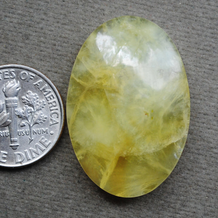 Prehnite, Unique Yellow Prehnite