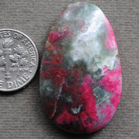 Thulite, Red and Green, Rose Garden Thulite