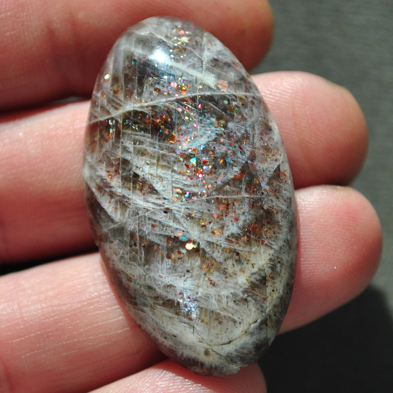 Moonstone-Sunstone, Black "Iolite Moonstone", Natural