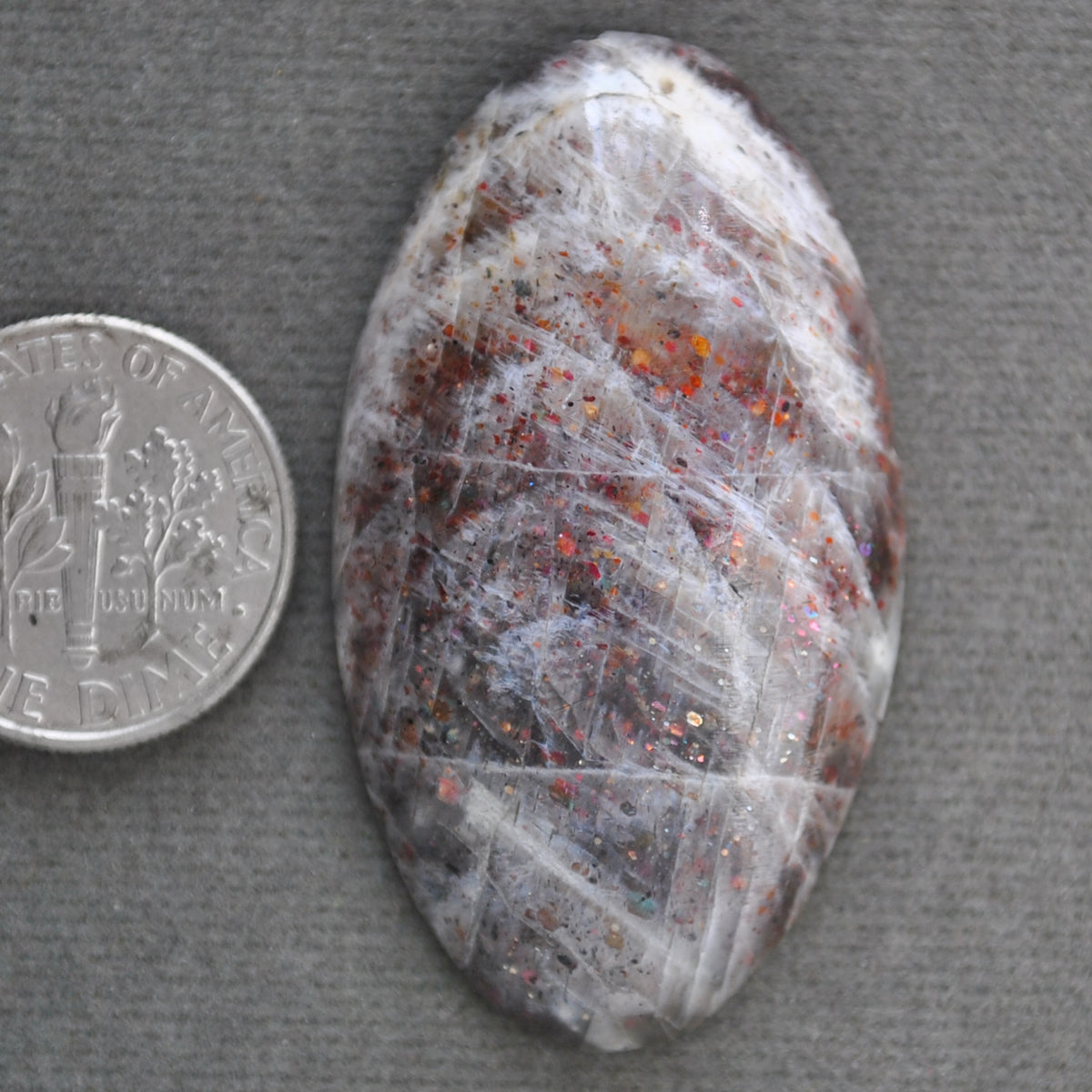 Moonstone-Sunstone, Black "Iolite Moonstone", Natural