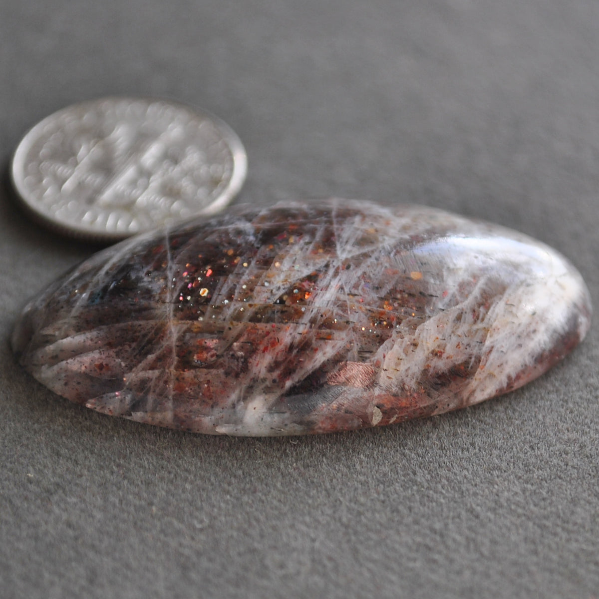 Moonstone-Sunstone, Black "Iolite Moonstone", Natural