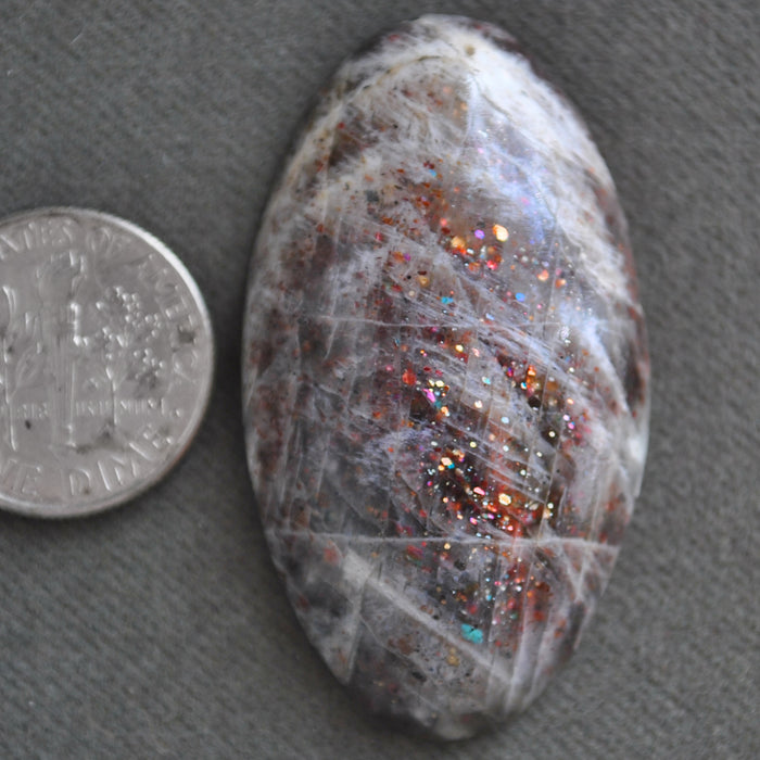 Moonstone-Sunstone, Black "Iolite Moonstone", Natural