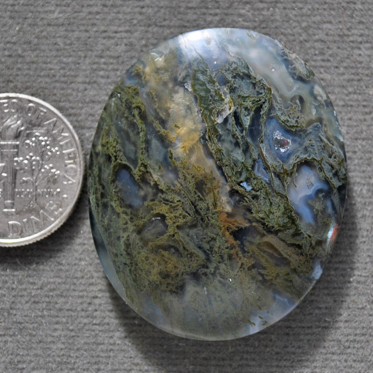Agate, Moss Agate, Natural
