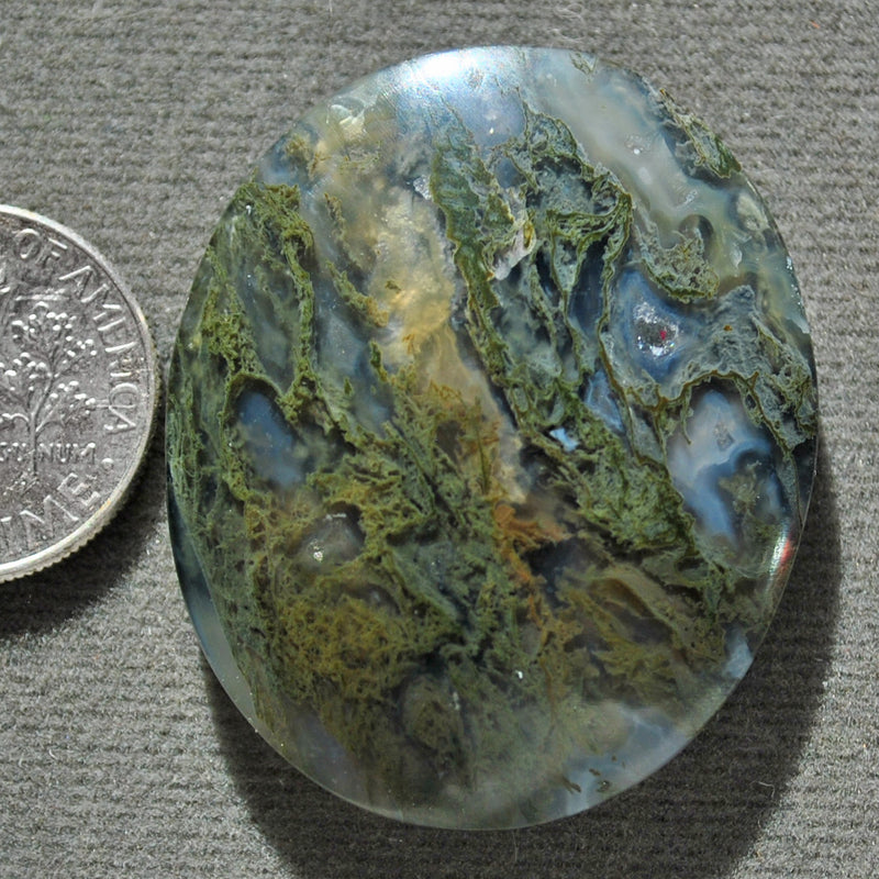Agate, Moss Agate, Natural