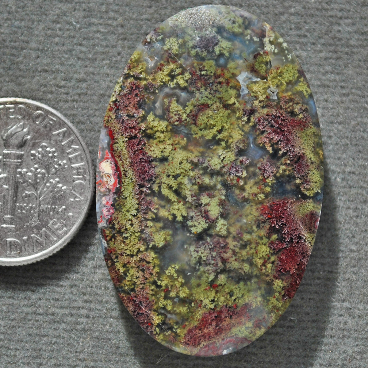 Agate, Moss Agate, Natural