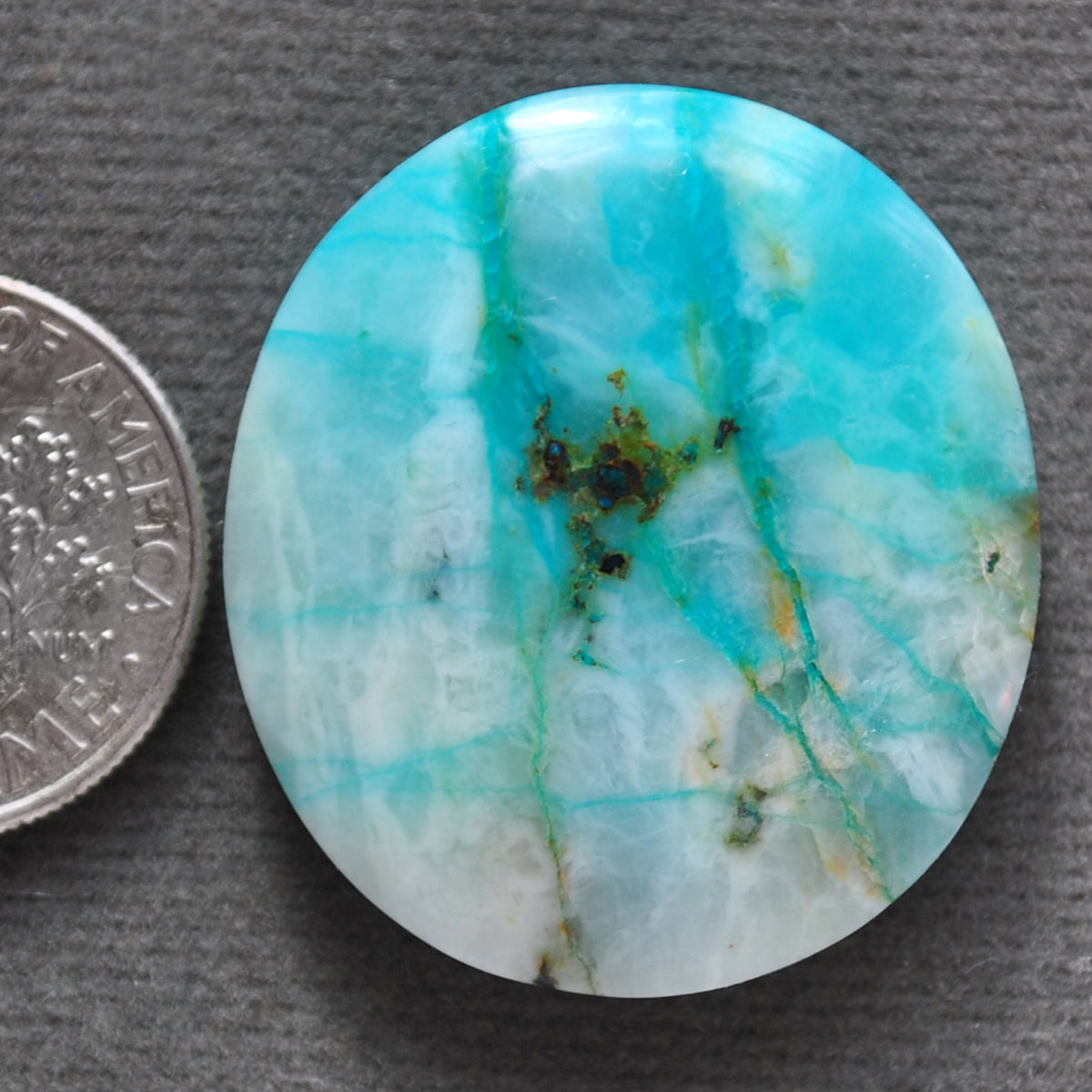 Quartz, Copper Stained Quartz, Natural