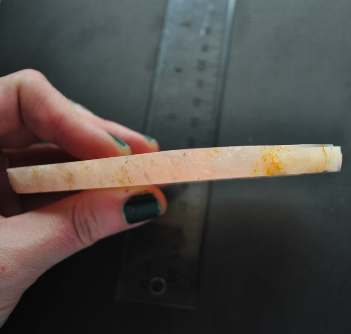 Morganite with Leopidolite SLAB 5"x 3"