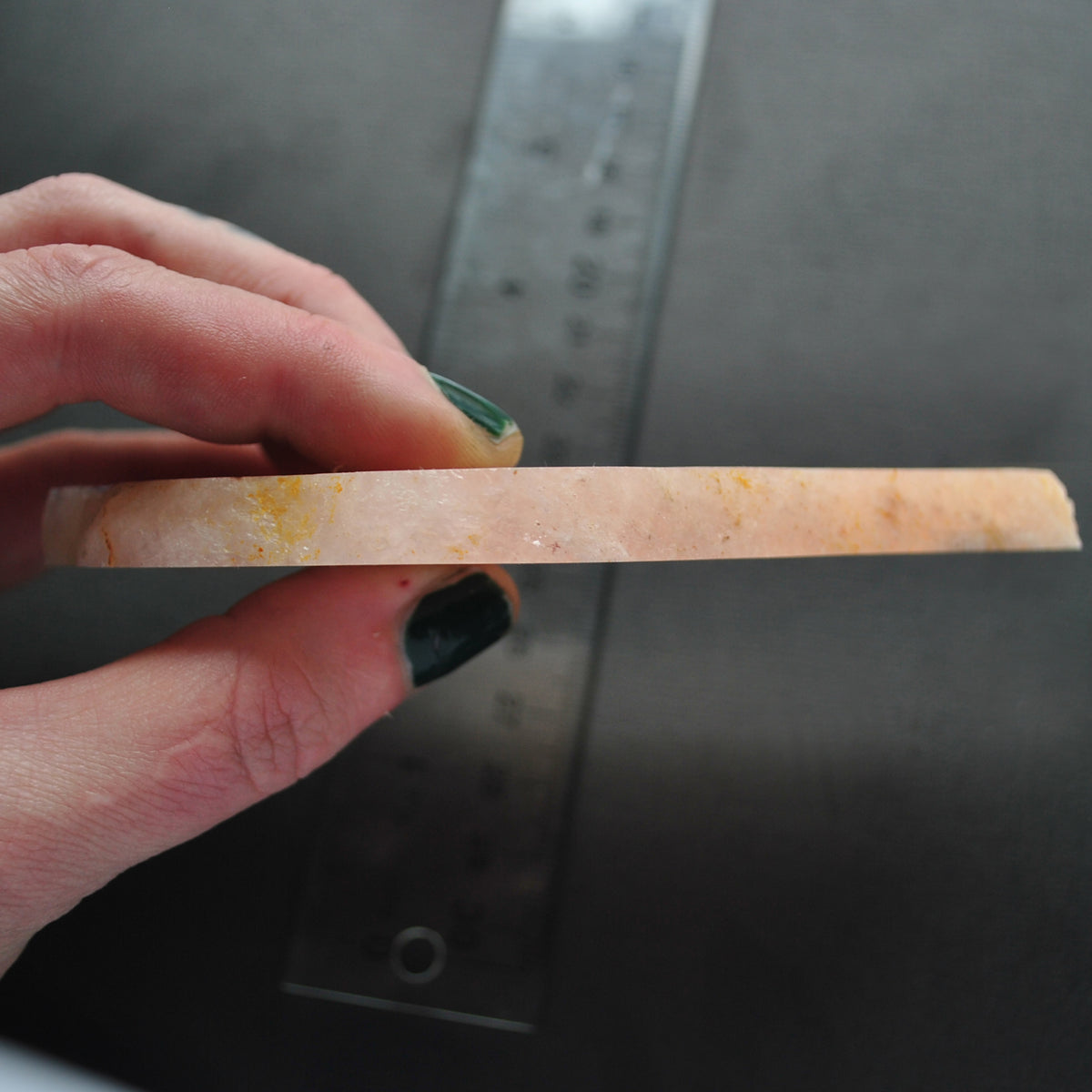 Morganite with Leopidolite SLAB 5"x 3"