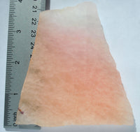 GORGEOUS GRADIENT Morganite SLAB 4"x4"