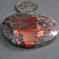 Metals, Copper, Native Copper in Matrix with quartz