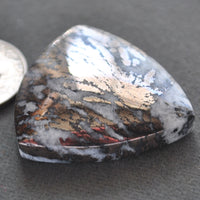 Metals, Nicoline, Native Dendritic Nickoline in quartz