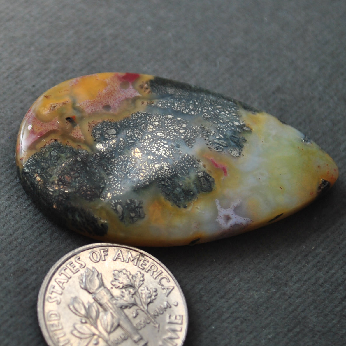 Agate, Nipomo Agate with Pyrite, Natural
