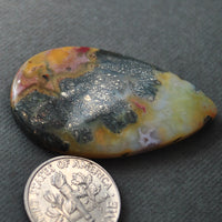 Agate, Nipomo Agate with Pyrite, Natural