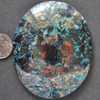 Turquoise, HUGE, Persian with Pyrite
