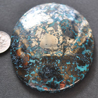 Turquoise, HUGE, Persian with Pyrite
