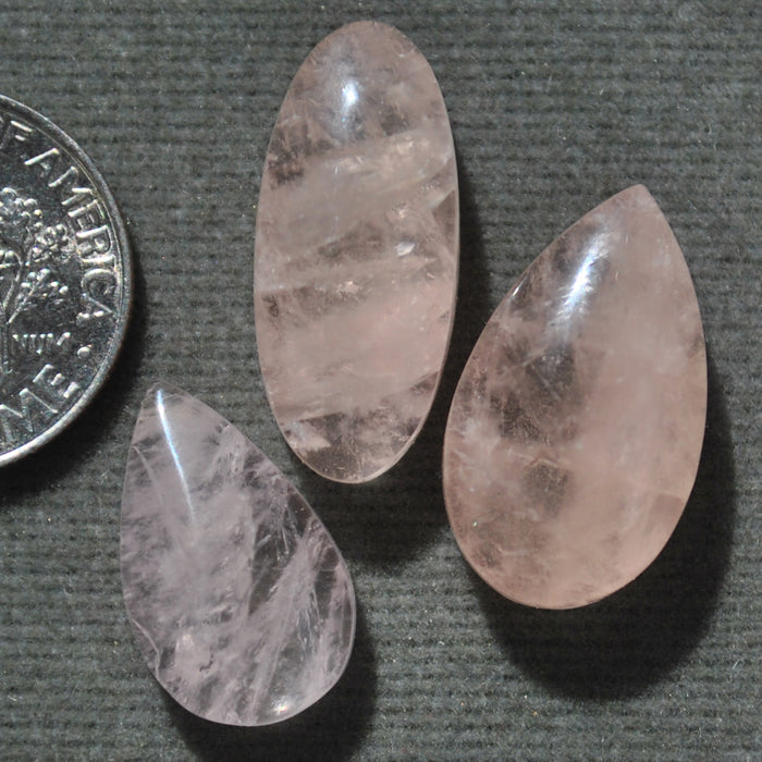 Beryl, Morganite LOT OF 3